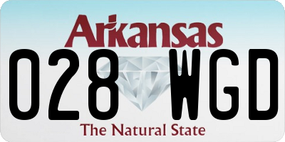 AR license plate 028WGD
