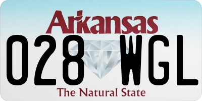 AR license plate 028WGL