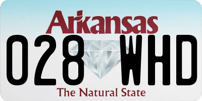 AR license plate 028WHD