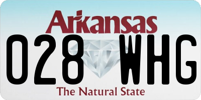 AR license plate 028WHG