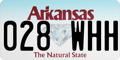 AR license plate 028WHH