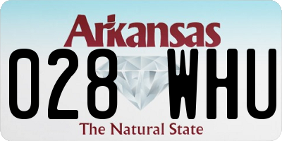 AR license plate 028WHU