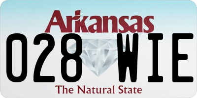 AR license plate 028WIE