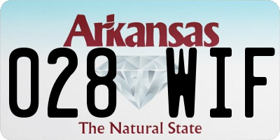 AR license plate 028WIF