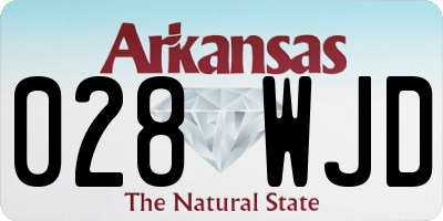 AR license plate 028WJD