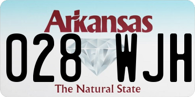 AR license plate 028WJH