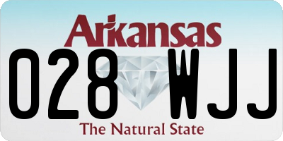 AR license plate 028WJJ