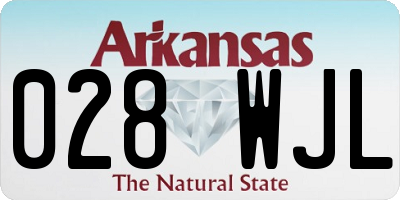 AR license plate 028WJL