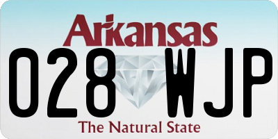 AR license plate 028WJP