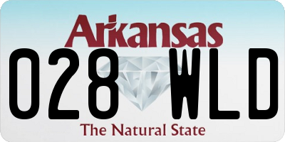 AR license plate 028WLD