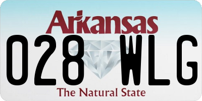 AR license plate 028WLG