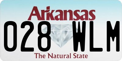 AR license plate 028WLM