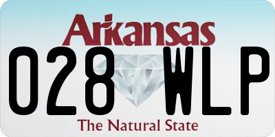 AR license plate 028WLP