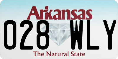 AR license plate 028WLY