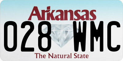 AR license plate 028WMC