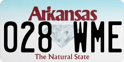 AR license plate 028WME