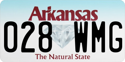 AR license plate 028WMG