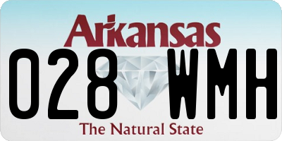 AR license plate 028WMH