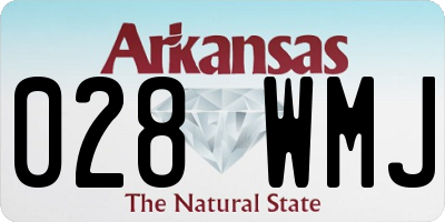 AR license plate 028WMJ