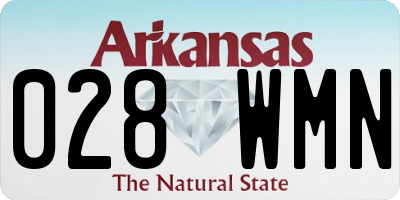 AR license plate 028WMN