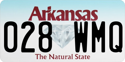 AR license plate 028WMQ