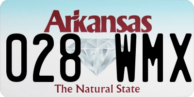 AR license plate 028WMX