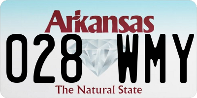 AR license plate 028WMY
