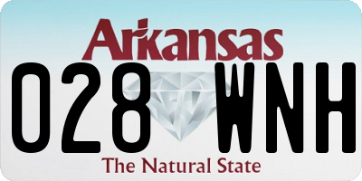 AR license plate 028WNH