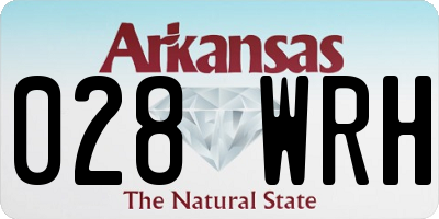 AR license plate 028WRH
