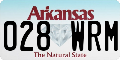 AR license plate 028WRM