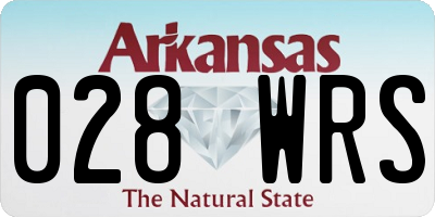 AR license plate 028WRS