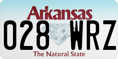 AR license plate 028WRZ