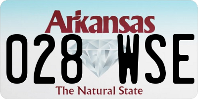 AR license plate 028WSE