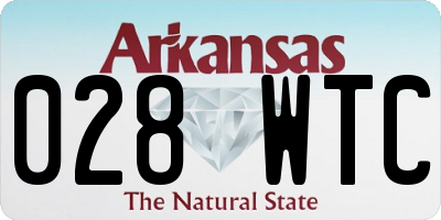 AR license plate 028WTC