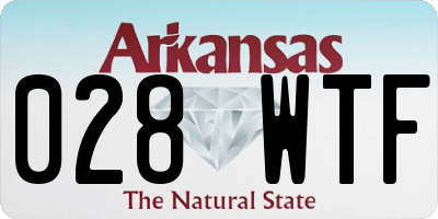 AR license plate 028WTF