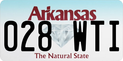 AR license plate 028WTI