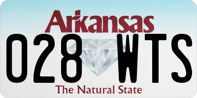 AR license plate 028WTS