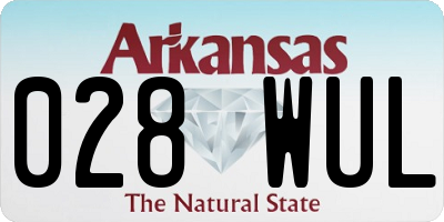 AR license plate 028WUL