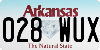 AR license plate 028WUX