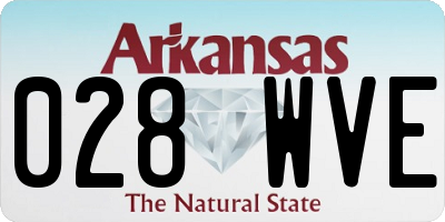 AR license plate 028WVE
