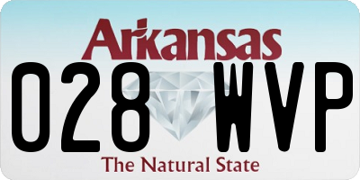 AR license plate 028WVP