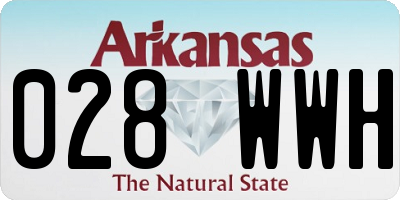 AR license plate 028WWH