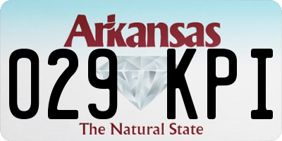 AR license plate 029KPI