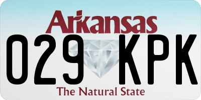 AR license plate 029KPK