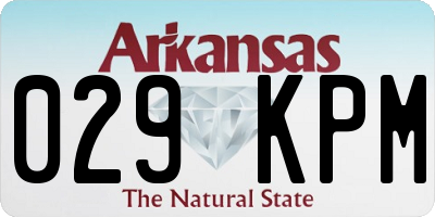 AR license plate 029KPM