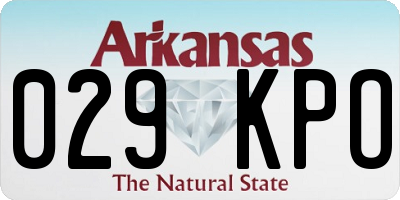 AR license plate 029KPO