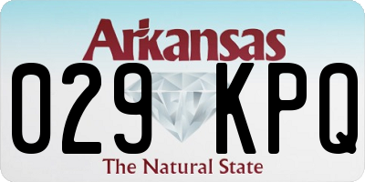 AR license plate 029KPQ