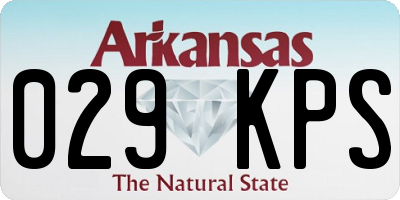 AR license plate 029KPS