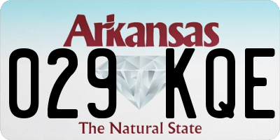 AR license plate 029KQE