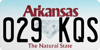 AR license plate 029KQS